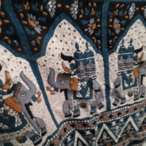 Y2K Wet Seal Boho Elephant Print Maxi Dress - Picture 9 of 11